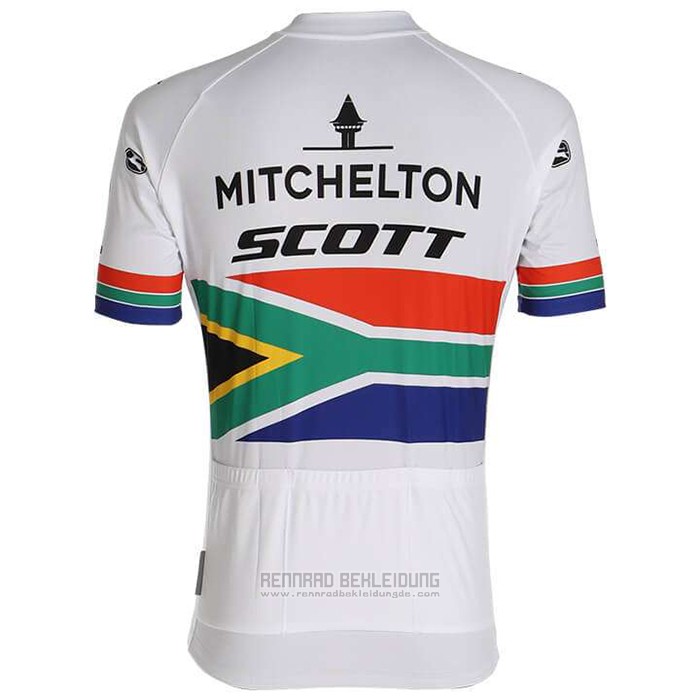 2020 Fahrradbekleidung Mitchelton-scott Champion Afrika Trikot Kurzarm und Tragerhose - zum Schließen ins Bild klicken